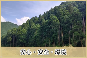 安心・安全・環境